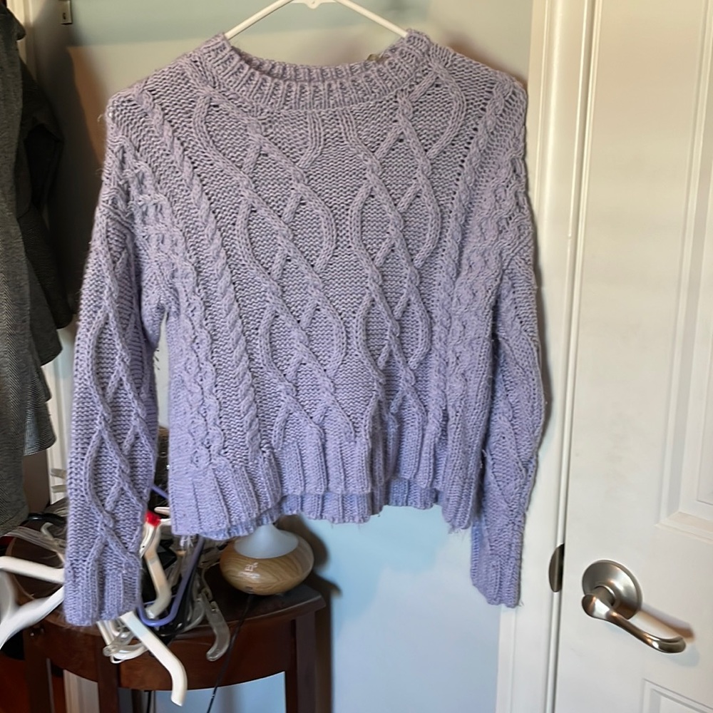 Purple sweater